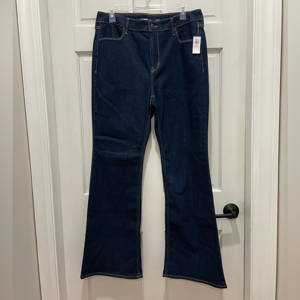 Dark Blue Flare Jeans